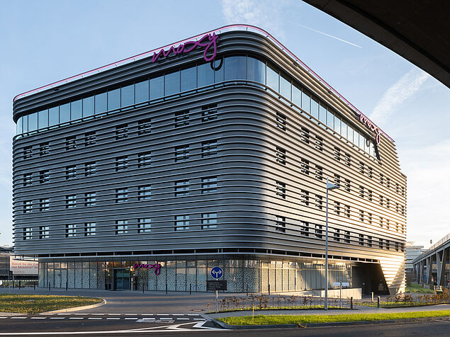 Außenansicht des Hotel Moxy