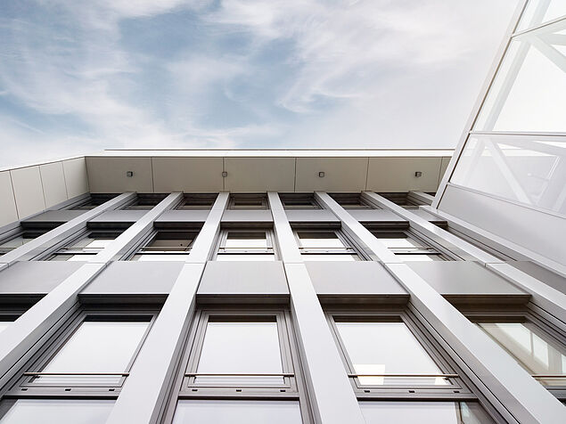 Ansicht der Fensterfront