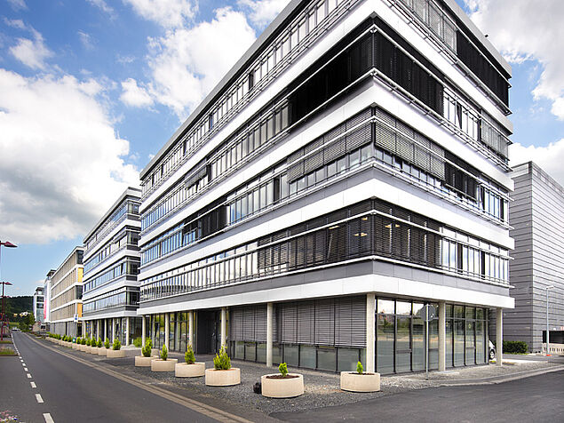 Bürogebäud am ICE Bahnhof Montabaur
