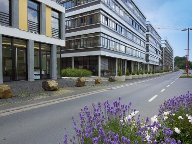 Ansicht von der Straße